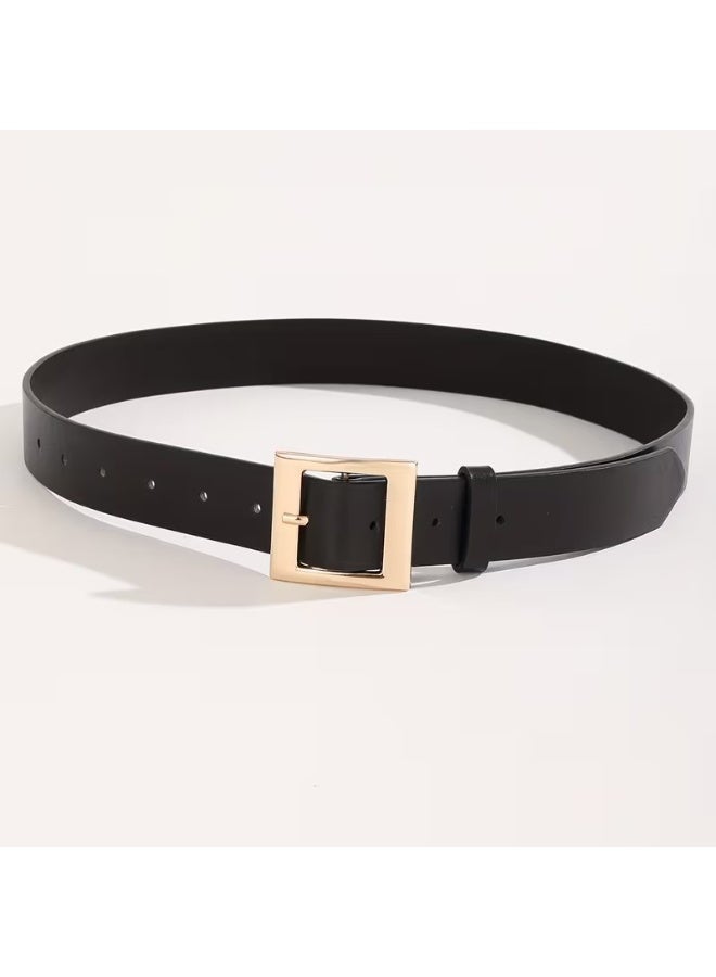 Goolsky Elegant and Chic Women's PU Belt with Classic Square Buckle - Versatile, Durable, Perfect for Any Occasion - Image 2